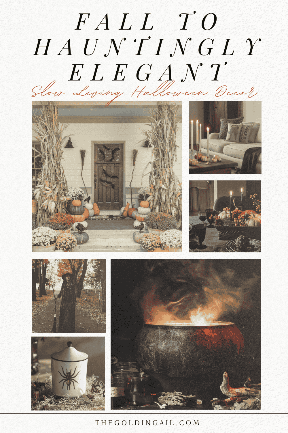 From Fall to Hauntingly Elegant: Slow Living Halloween Decor