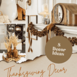 A guide to vintage Thanksgiving decor with earthy tones and natural elements, emphasizing sustainable and cozy holiday aesthetics.